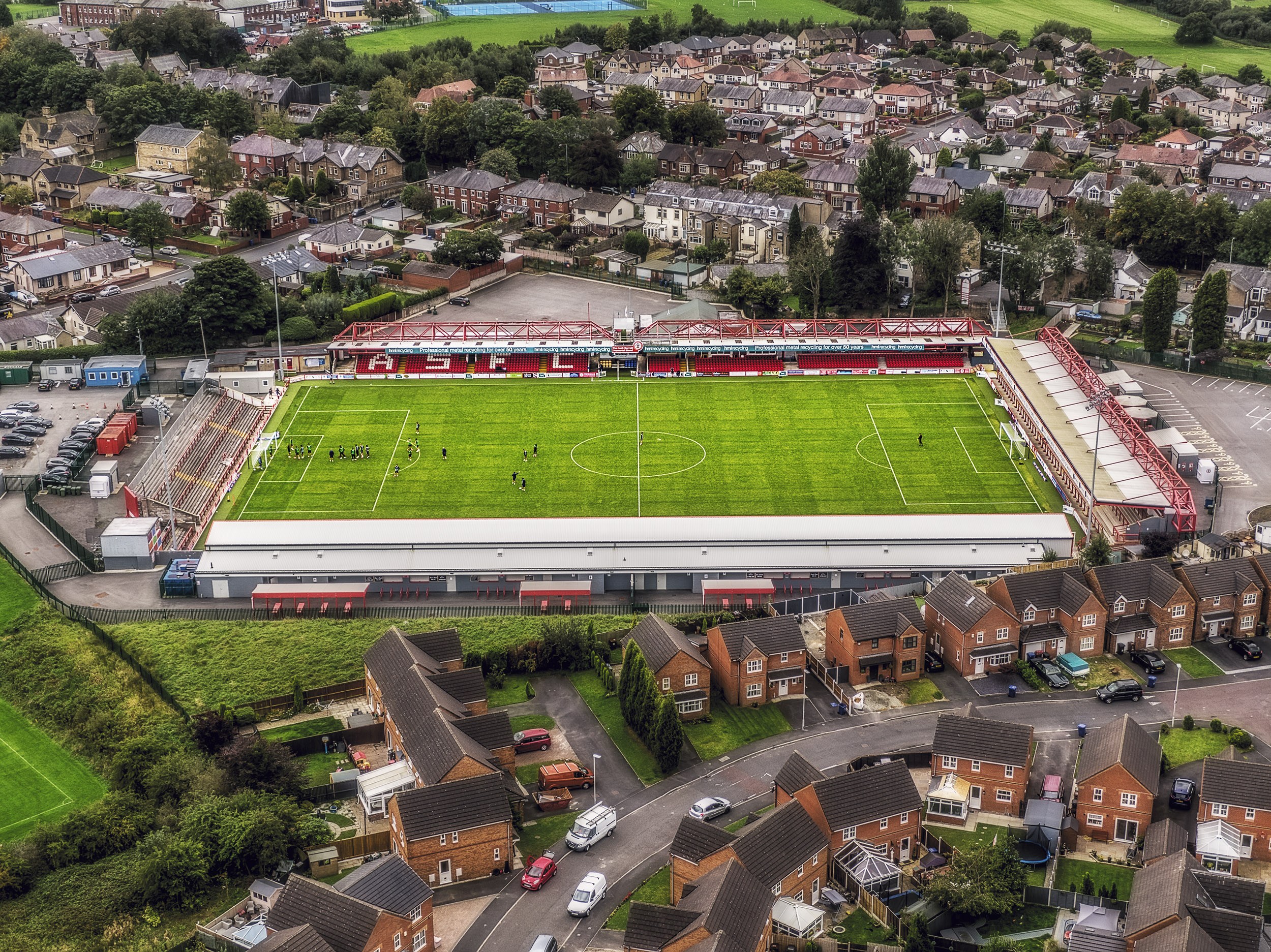 Aerial Photograph of Accrington Stanley - Crown Ground