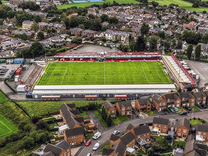 Aerial Photograph of Accrington Stanley - Crown Ground