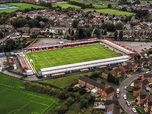 Aerial Photograph of Accrington Stanley - Crown Ground
