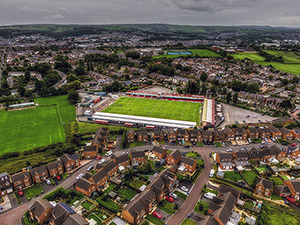 Aerial Photograph of Accrington Stanley - Crown Ground