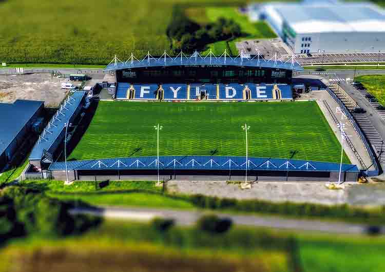 Aerial Photograph of AFC Fylde - Mill Farm