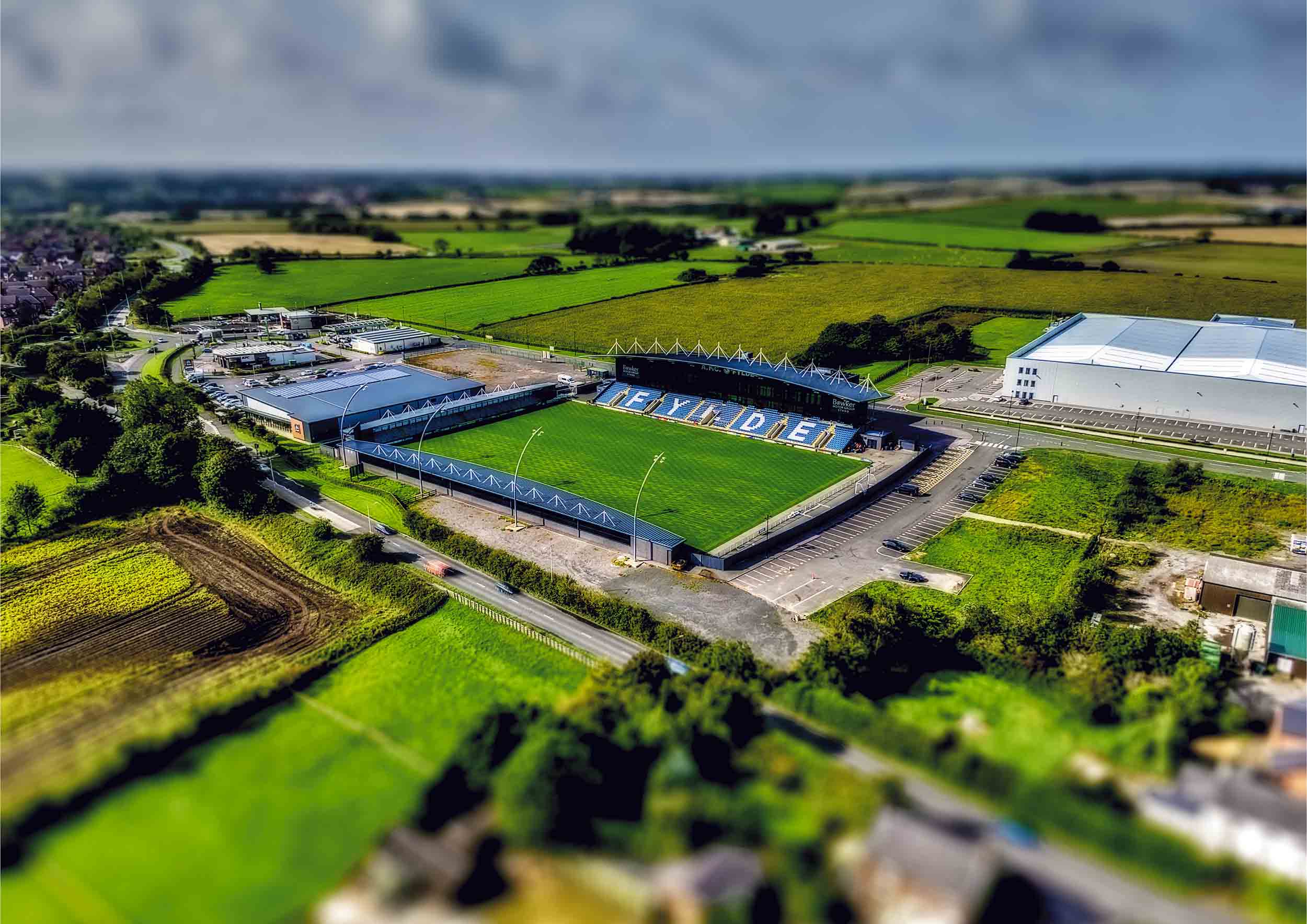 Aerial Photograph of AFC Fylde - Mill Farm