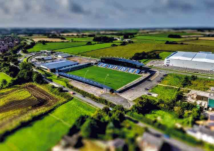 Aerial Photograph of AFC Fylde - Mill Farm