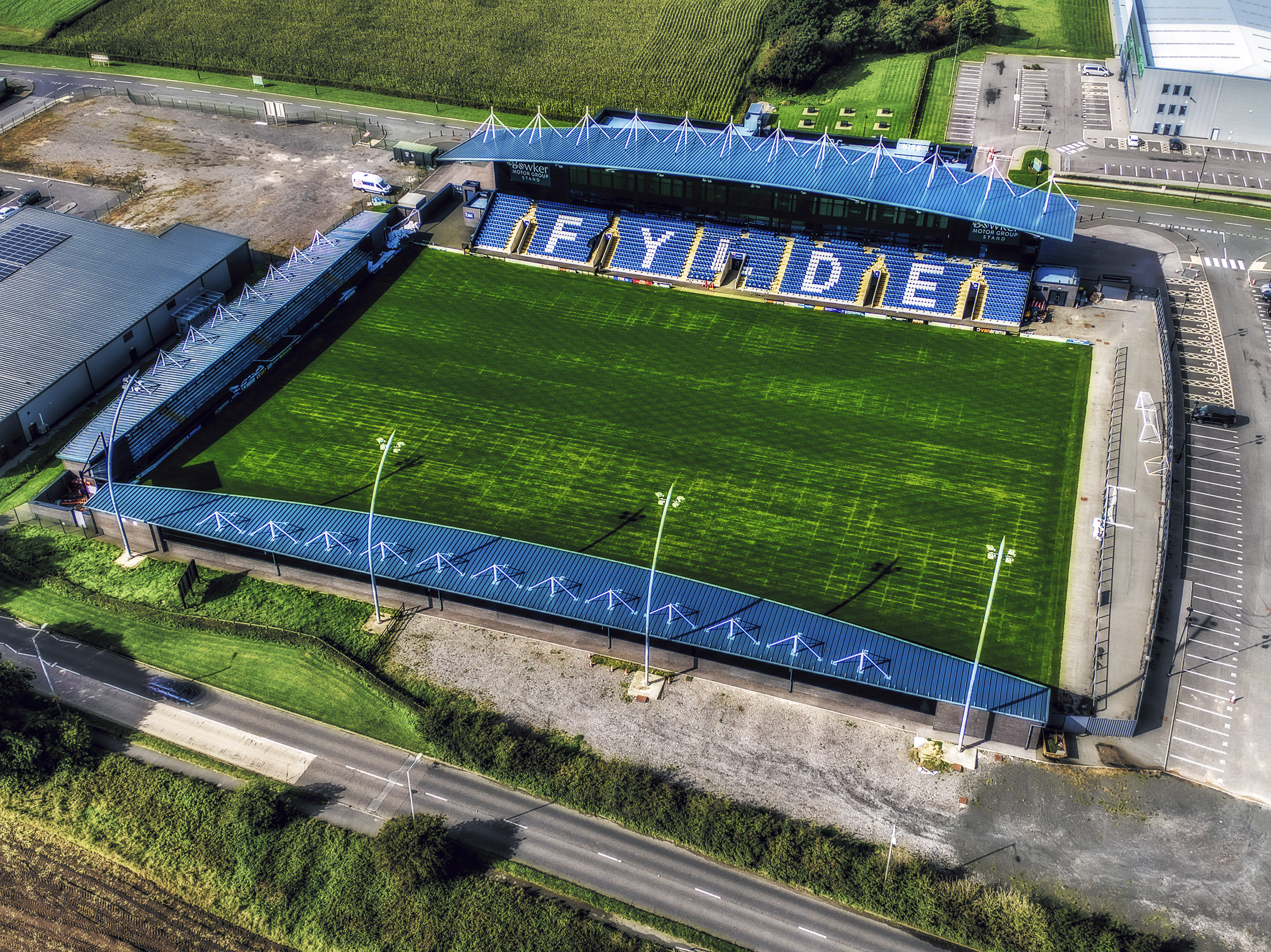 Aerial Photograph of AFC Fylde - Mill Farm