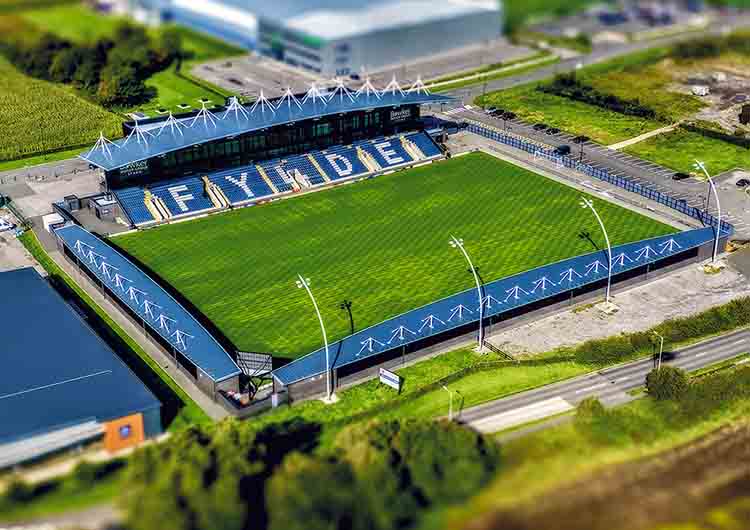 Aerial Photograph of AFC Fylde - Mill Farm