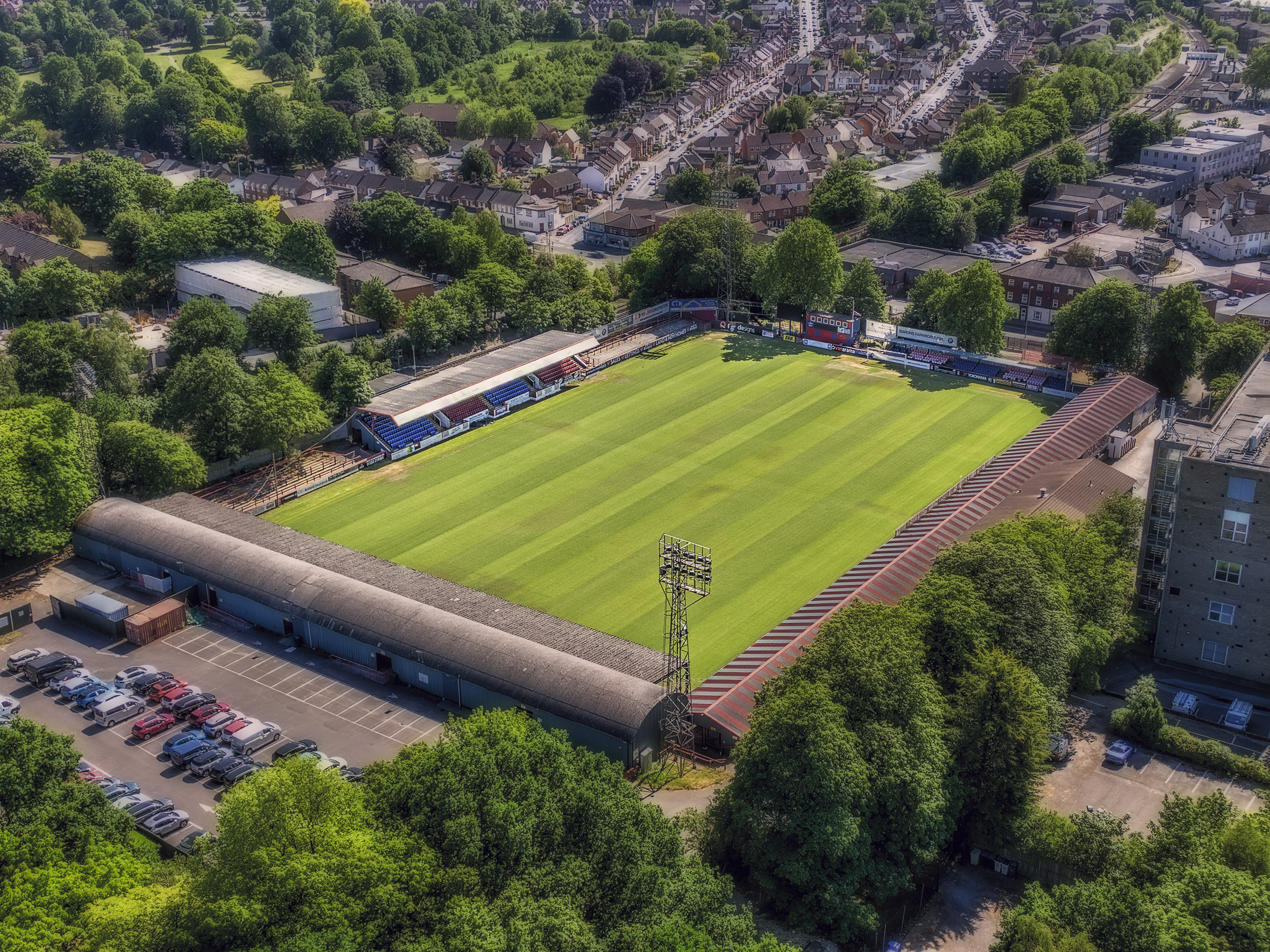 Aerial Photograph of Aldershot Town - Recreation Ground