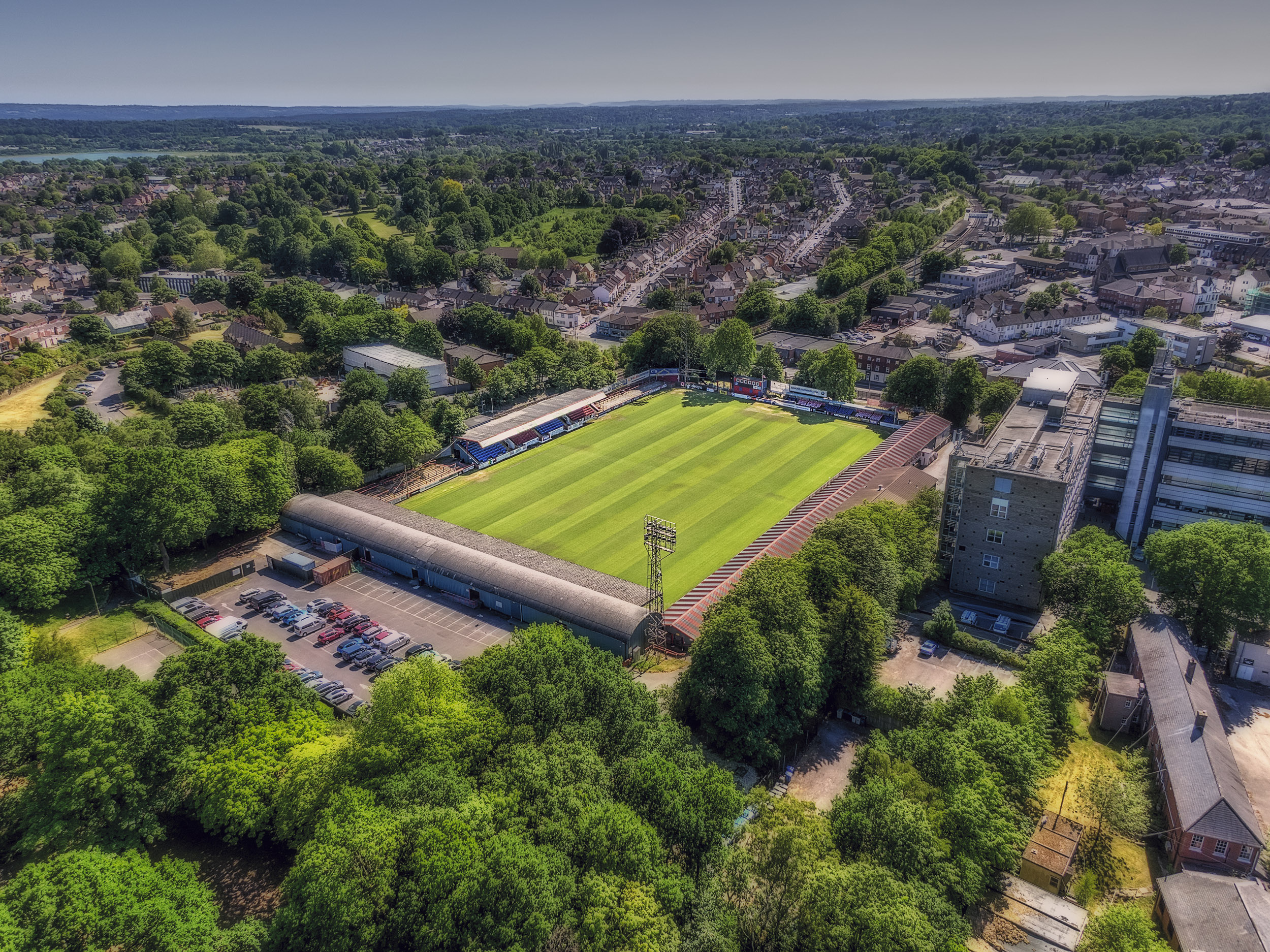 Aerial Photograph of Aldershot Town - Recreation Ground