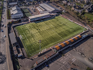 Aerial Photograph of Alloa Athletic - Recreation Park