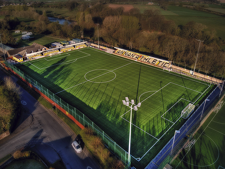 Aerial Photograph of Annan Athletic - Galabank