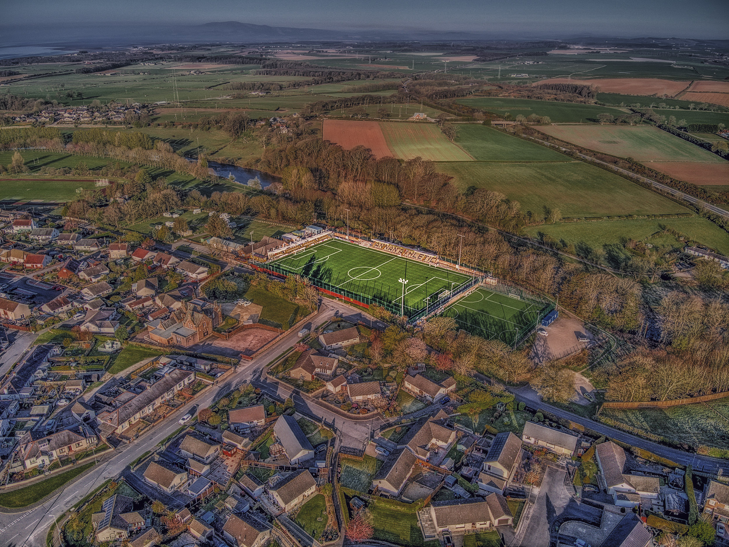 Aerial Photograph of Annan Athletic - Galabank