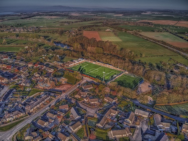 Aerial Photograph of Annan Athletic - Galabank