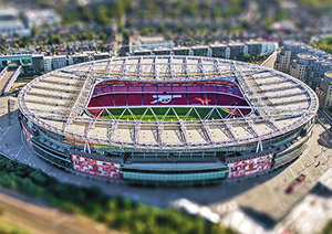 Aerial Photograph of Arsenal - Emirates Stadium