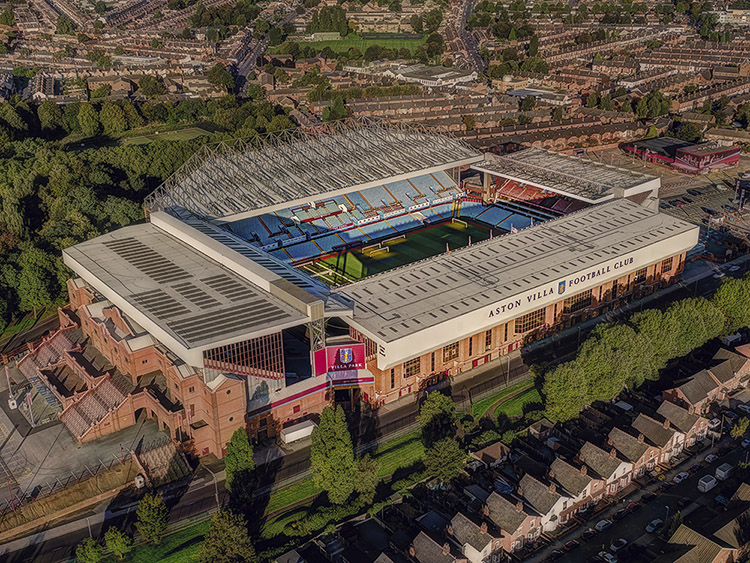 Aerial Photograph of Aston Villa - Villa Park