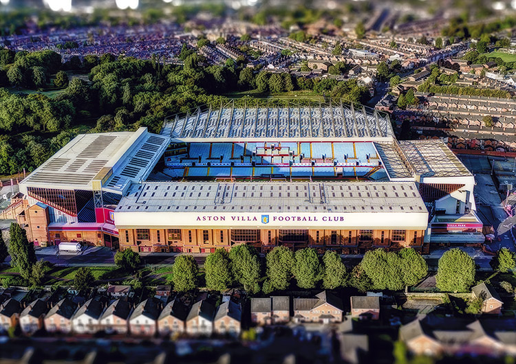 Aerial Photograph of Aston Villa - Villa Park