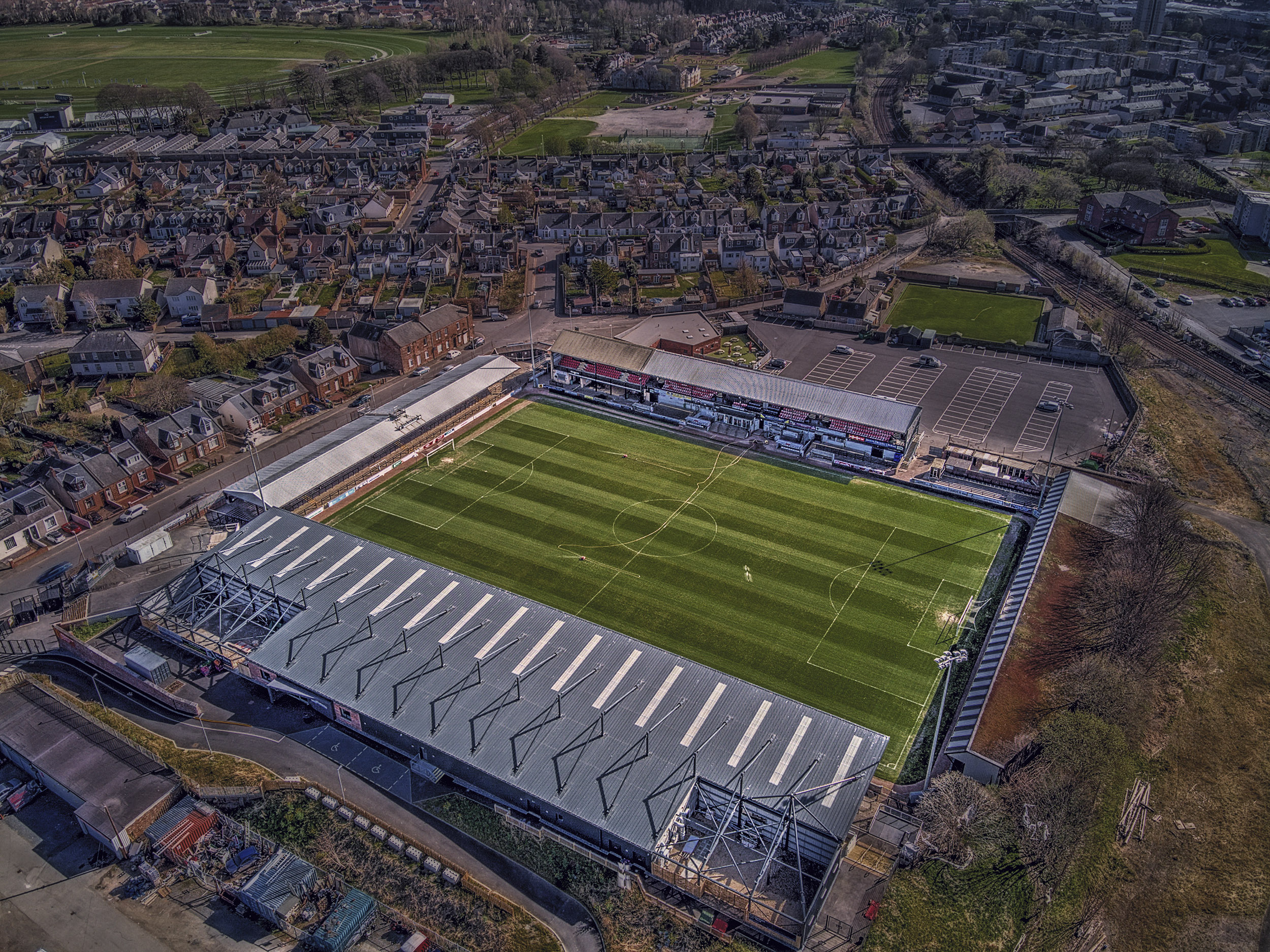 Aerial Photograph of Ayr United - Somerset Park