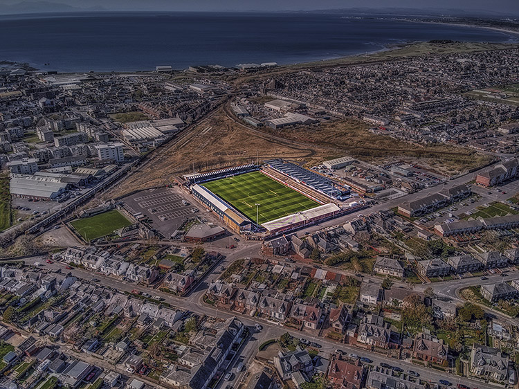 Aerial Photograph of Ayr United - Somerset Park