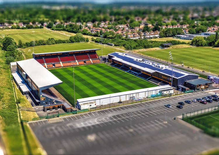 Aerial Photograph of Barnet - The Hive Stadium