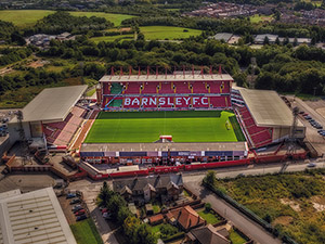 Aerial Photograph of Barnsley - Oakwell