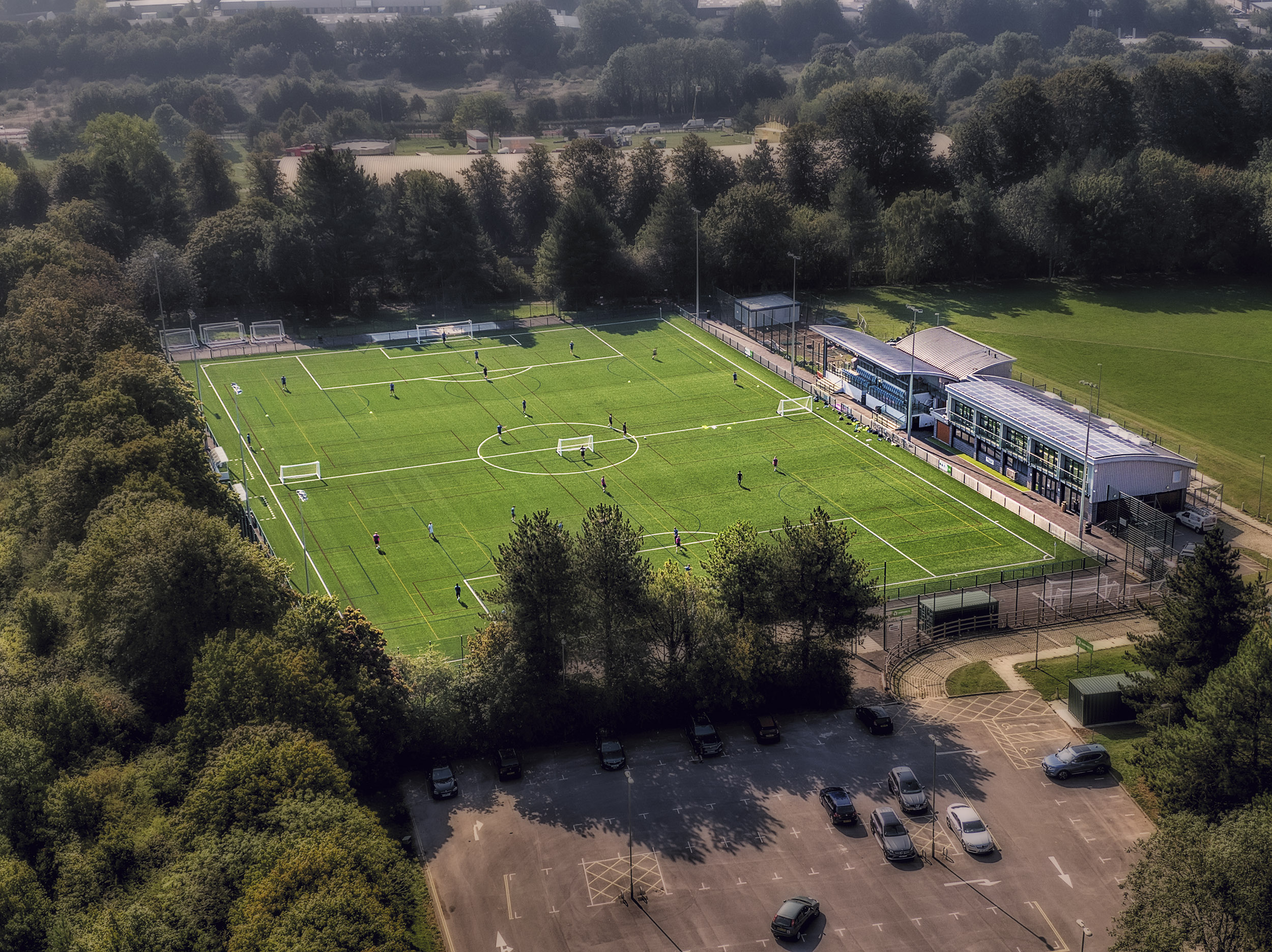Aerial Photograph of Basingstoke Town - Winklebury Football Complex