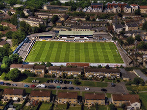 Aerial Photograph of Bath City - Twerton Park