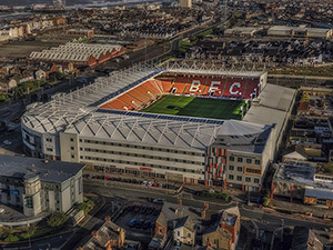 Aerial Photograph of Blackpool - Bloomfield Road