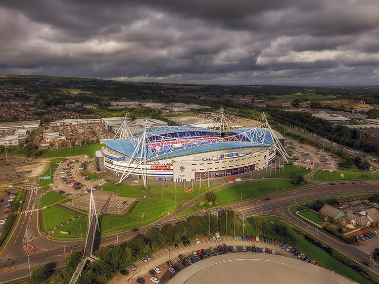 Aerial Photograph of Bolton Wanderers - Macron Stadium
