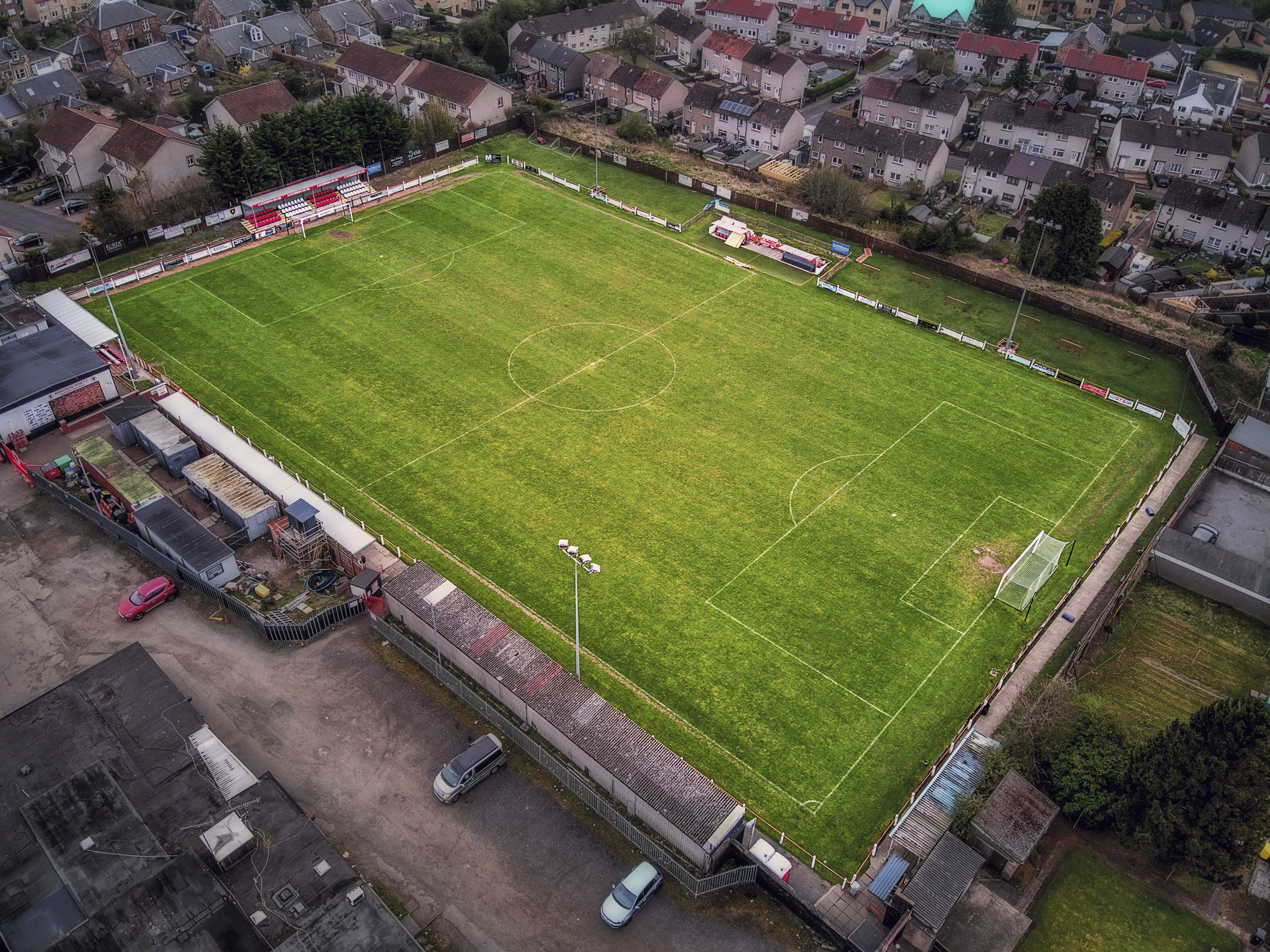 Aerial Photograph of Bonnyrigg Rose - New Dundas Park