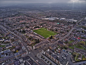 Aerial Photograph of Bonnyrigg Rose - New Dundas Park