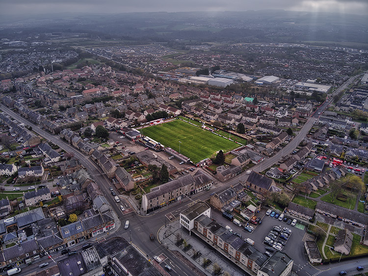 Aerial Photograph of Bonnyrigg Rose - New Dundas Park