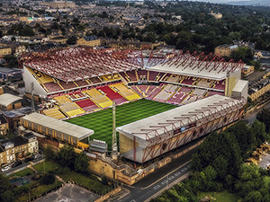 Aerial Photograph of Bradford City - Valley Parade