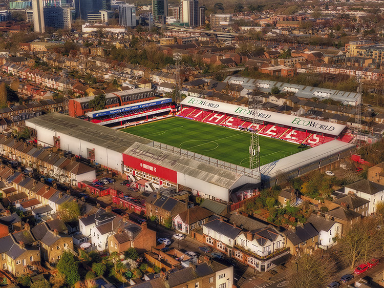 Aerial Photograph of Brentford - Griffin Park