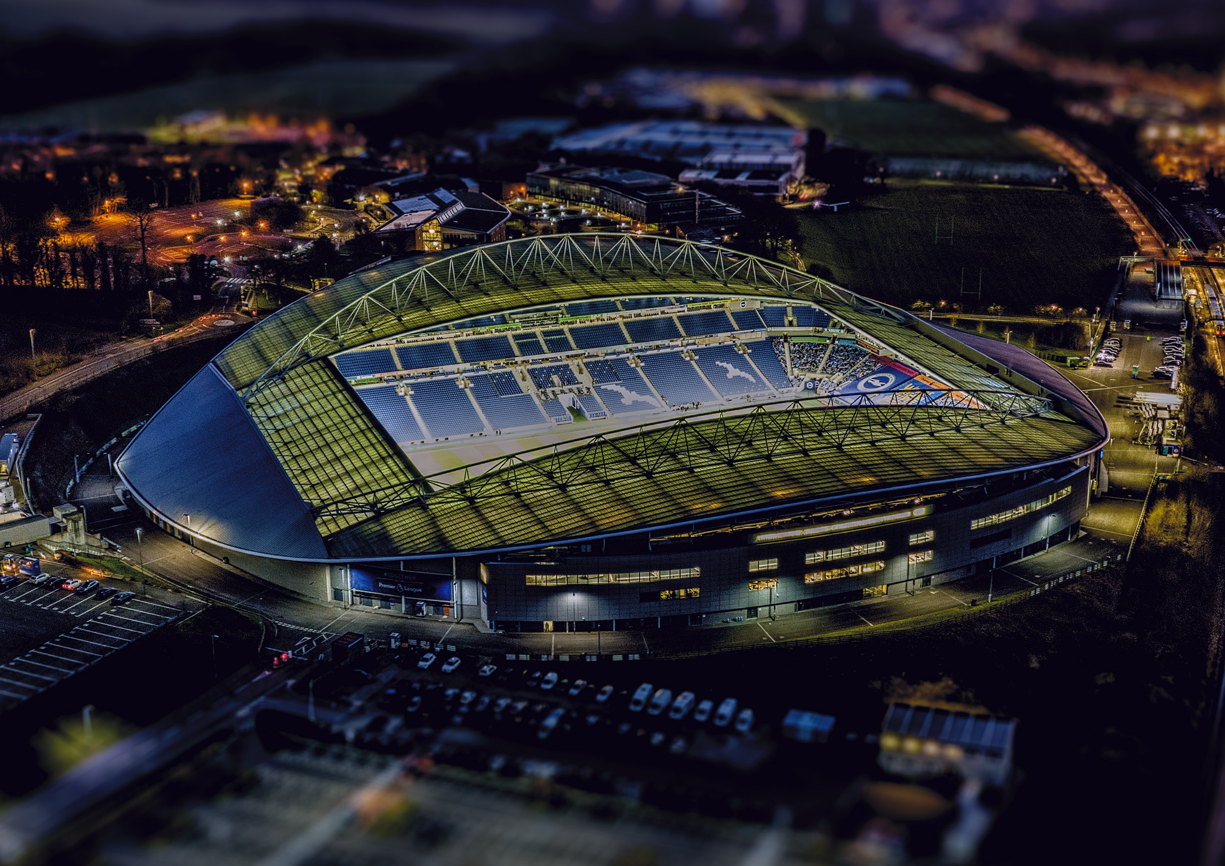 Aerial Photograph of Brighton and Hove Albion - Amex Stadium