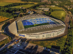 Aerial Photograph of Brighton and Hove Albion - Amex Stadium