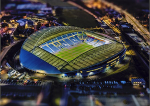 Aerial Photograph of Brighton and Hove Albion - Amex Stadium