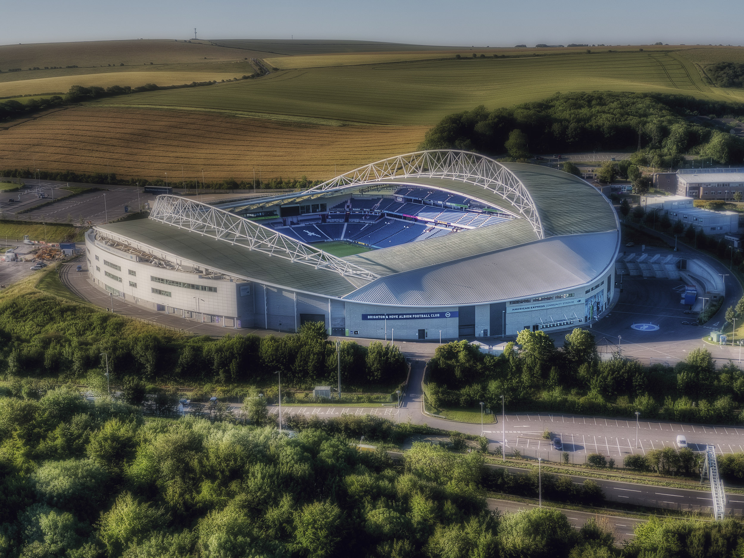 Aerial Photograph of Brighton and Hove Albion - Amex Stadium