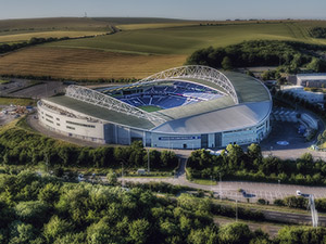 Aerial Photograph of Brighton and Hove Albion - Amex Stadium