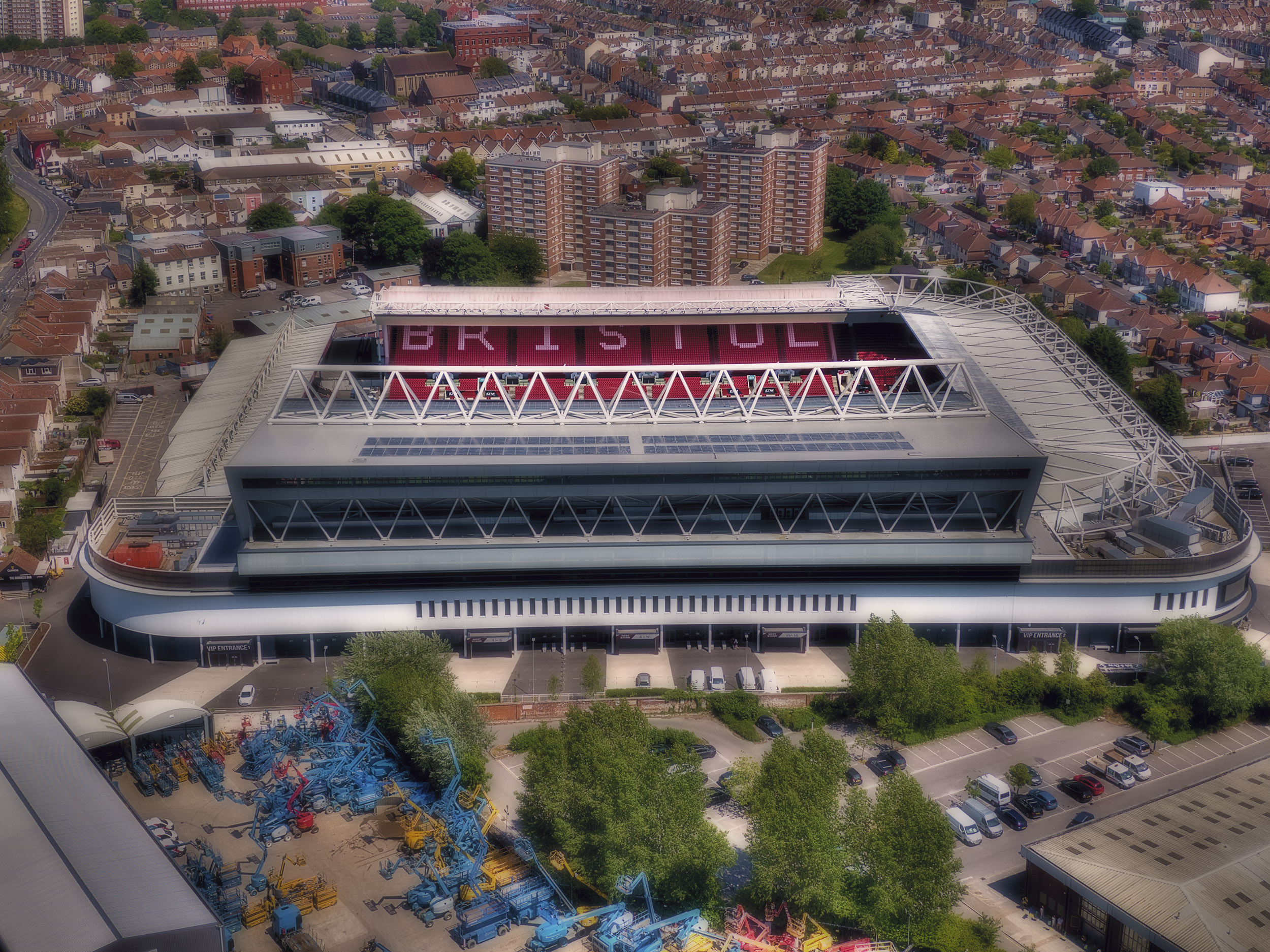 Aerial Photograph of Bristol City - Ashton Gate