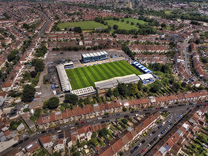 Aerial Photograph of Bristol Rovers - Memorial Stadium