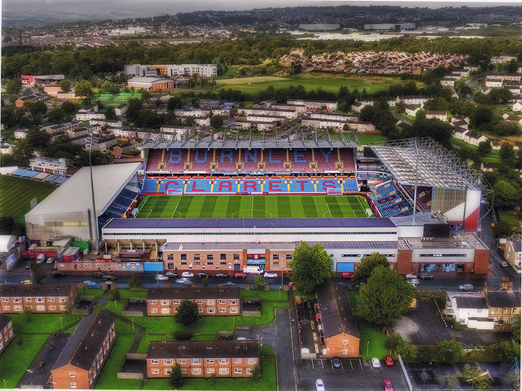 Aerial Photograph of Burnley - Turf Moor