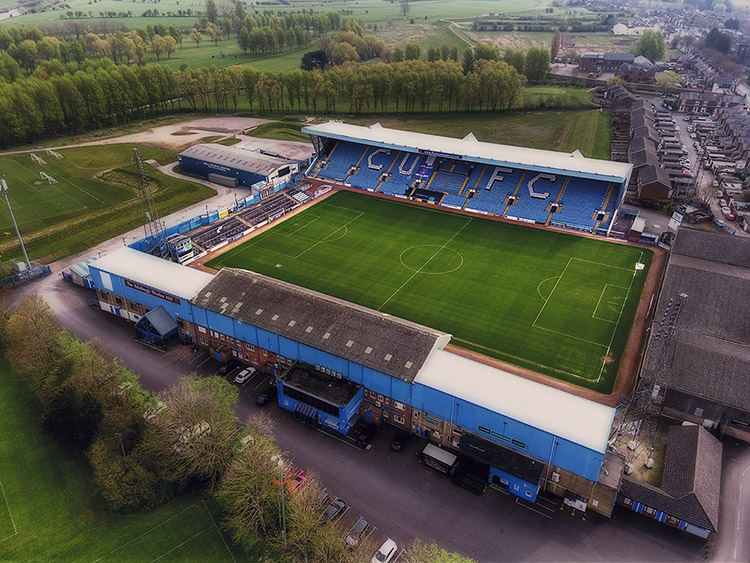 Aerial Photograph of Carlisle United - Brunton Park