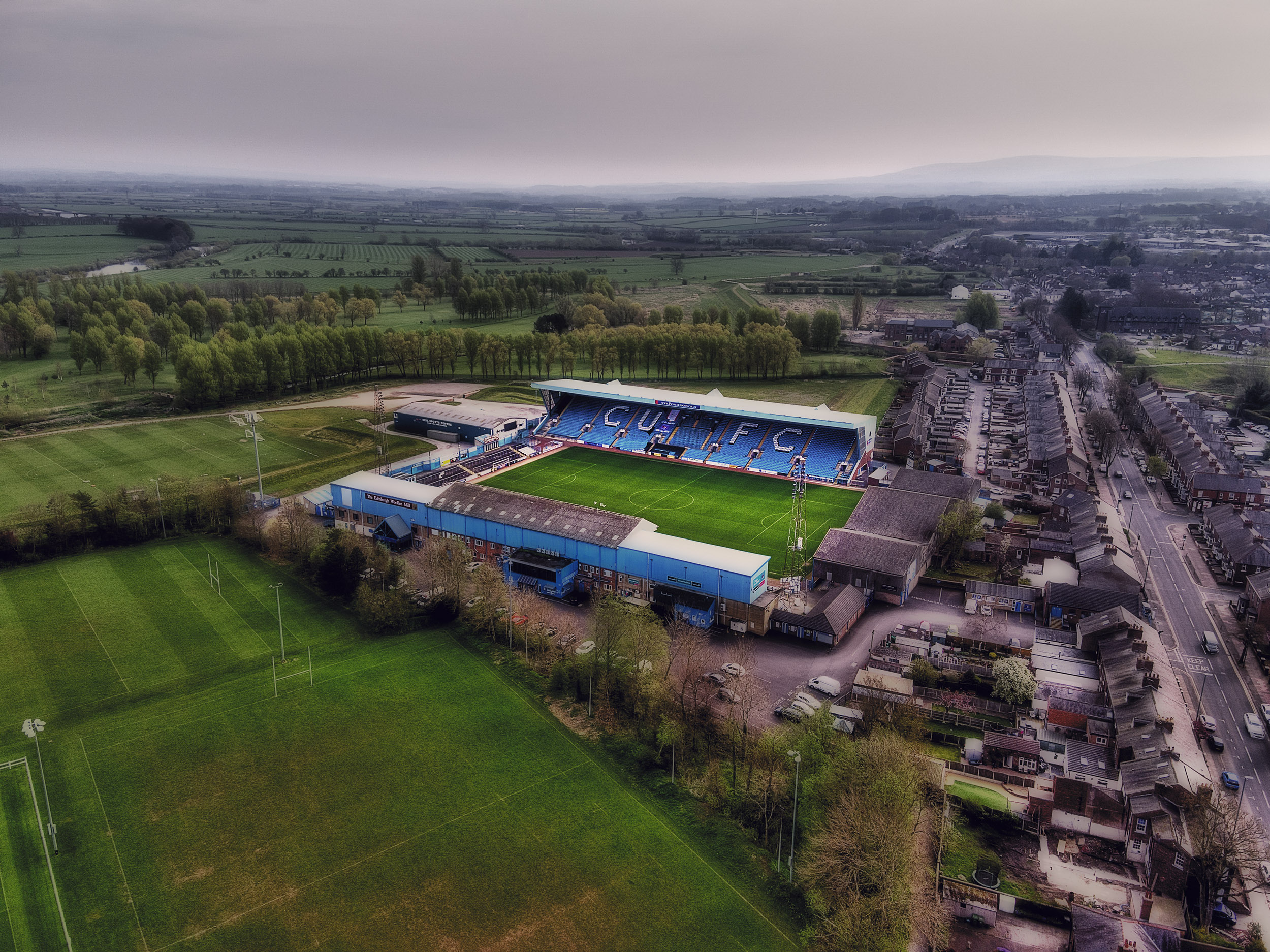 Aerial Photograph of Carlisle United - Brunton Park
