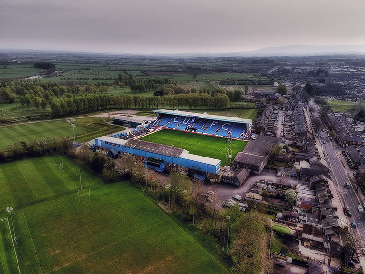 Aerial Photograph of Carlisle United - Brunton Park