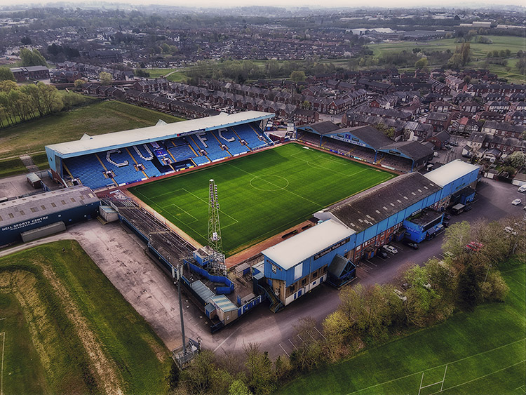 Aerial Photograph of Carlisle United - Brunton Park