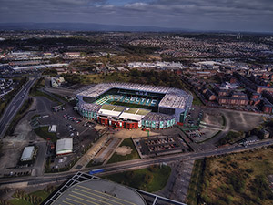 Aerial Photograph of Celtic - Celtic Park