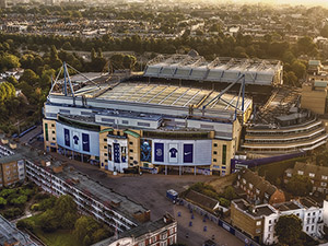 Aerial Photograph of Chelsea - Stamford Bridge