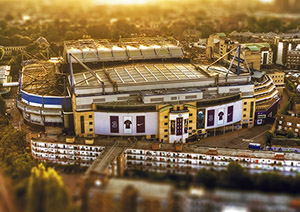 Aerial Photograph of Chelsea - Stamford Bridge