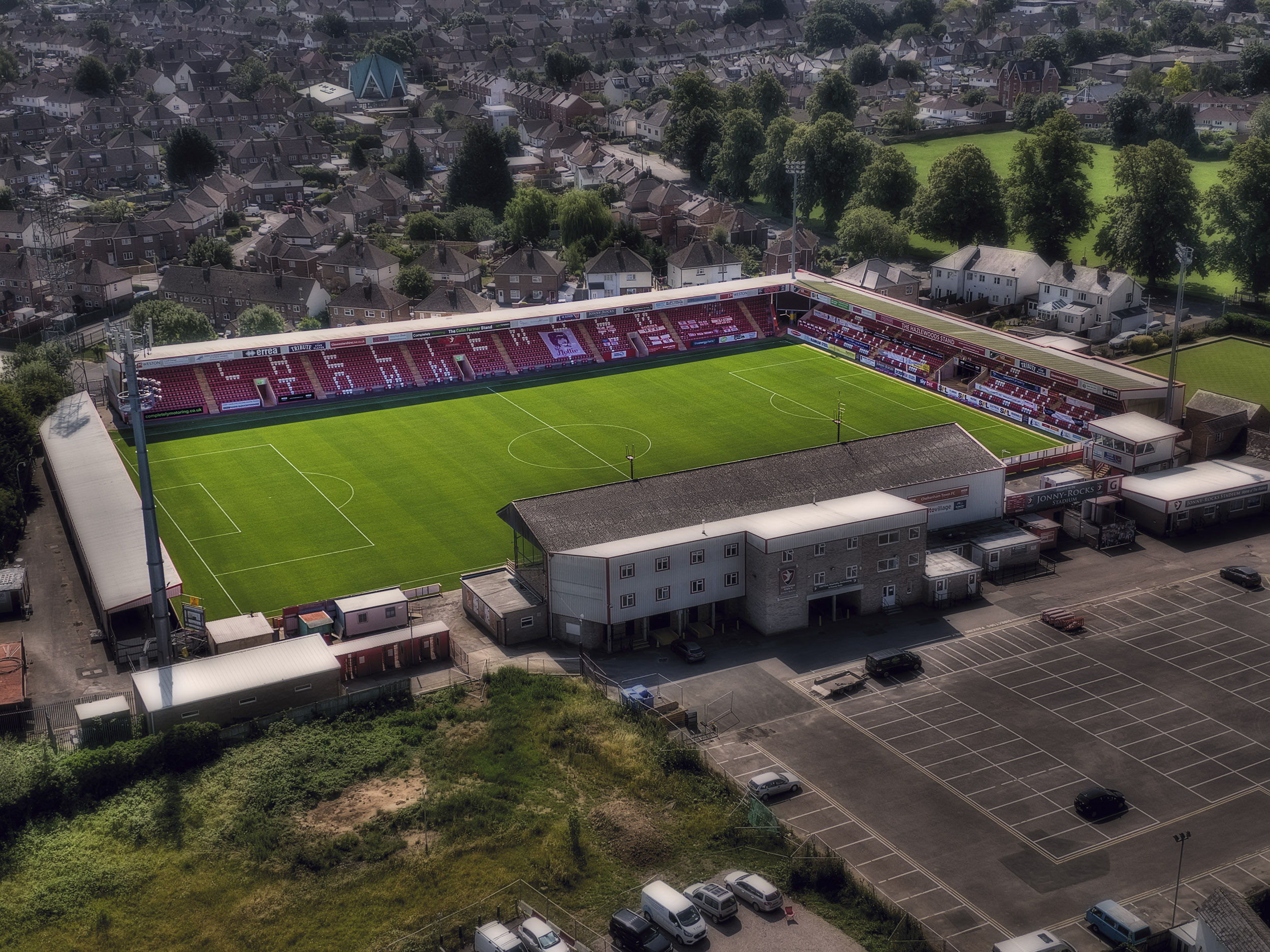 Aerial Photograph of Cheltenham Town - Whaddon Road
