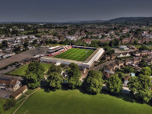Aerial Photograph of Cheltenham Town - Whaddon Road