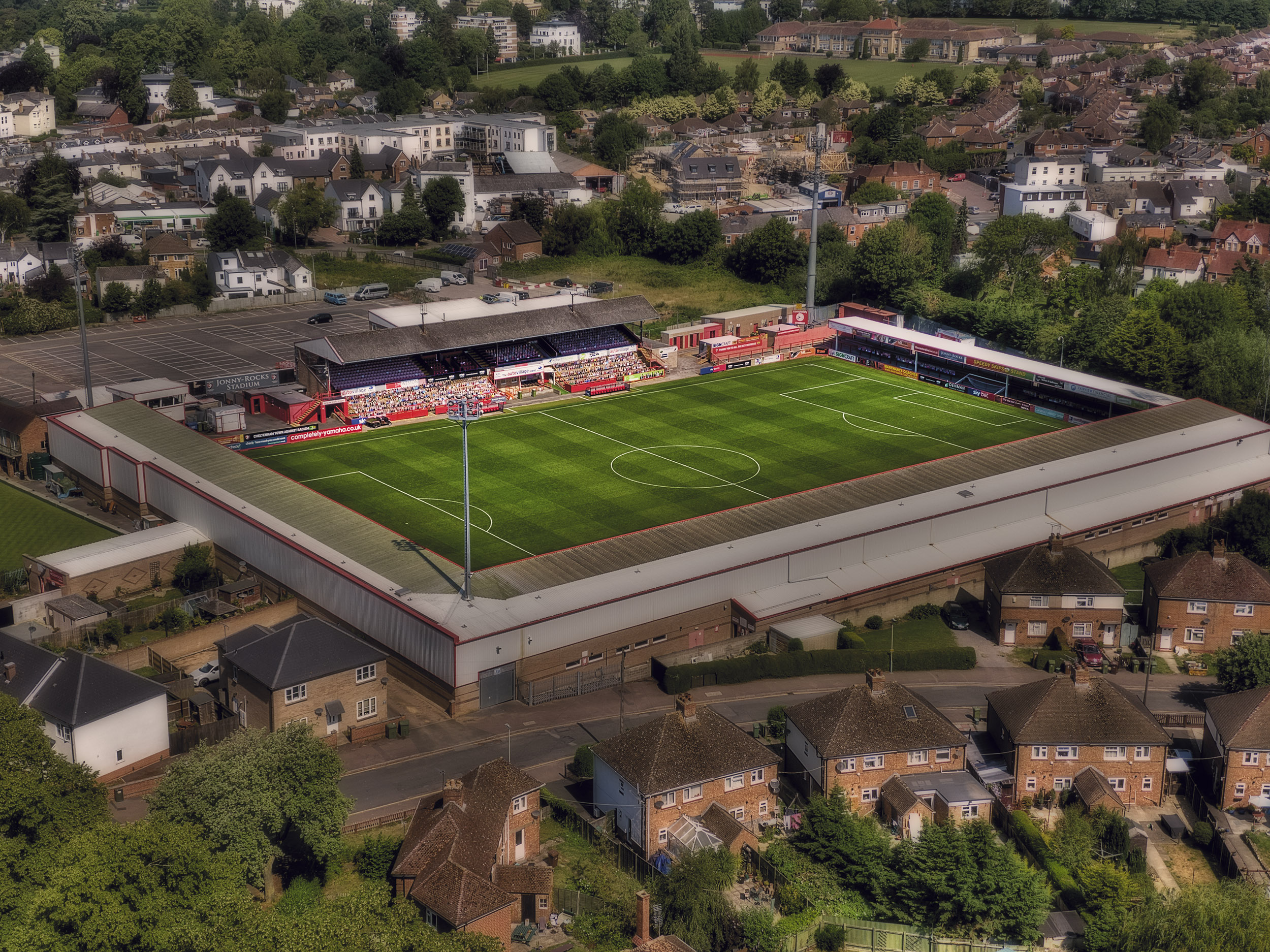 Aerial Photograph of Cheltenham Town - Whaddon Road