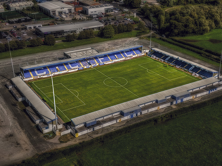 Aerial Photograph of Chester - Swansway Chester Stadium